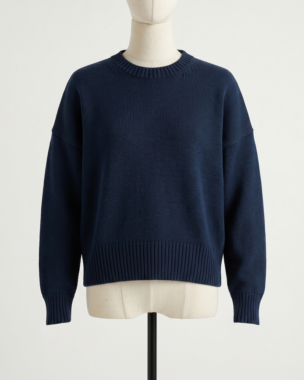 100% Organic Cotton Boyfriend Crew Sweater
